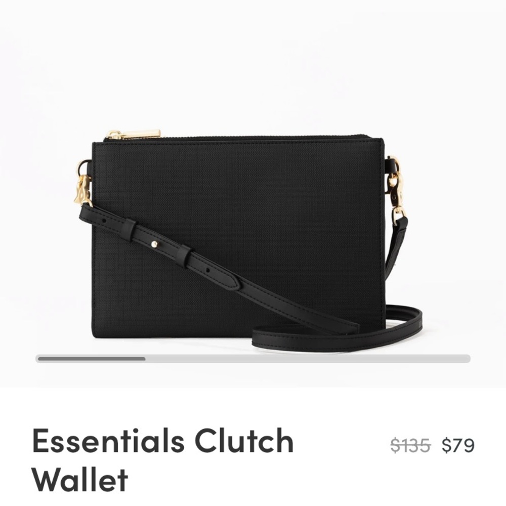 Dagne Dover Essentials Clutch Wallet Onyx